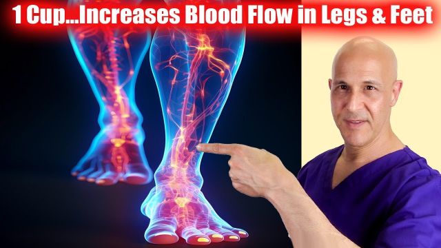 1 Cup...Increases Blood Flow and Circulation in Legs & Feet!